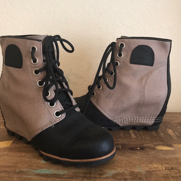 sorel pdx wedge black